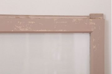 【A様ご成約分】アンティークの昭和レトロなガラス戸2枚セット(引き戸・窓)(2)