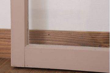 【A様ご成約分】アンティークの昭和レトロなガラス戸2枚セット(引き戸・窓)(2)