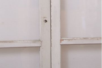 アンティークの昭和レトロなガラス戸2枚セット(引き戸・窓)(3)