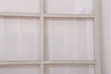 アンティークの昭和レトロなガラス戸2枚セット(引き戸・窓)(3)