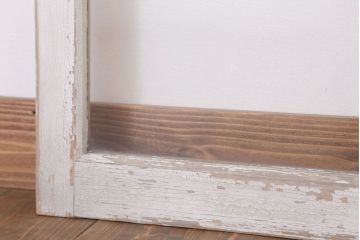 アンティークの昭和レトロなガラス戸2枚セット(引き戸・窓)(3)