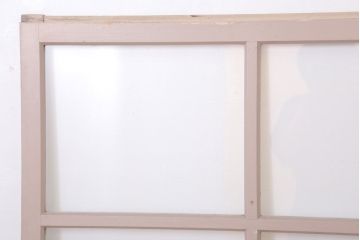 アンティークの昭和レトロなガラス戸2枚セット(引き戸・窓)(3)