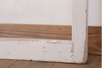アンティークの昭和レトロなガラス戸2枚セット(引き戸・窓)
