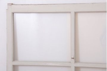 昭和レトロなアンティークガラス戸2枚セット(引き戸・窓)