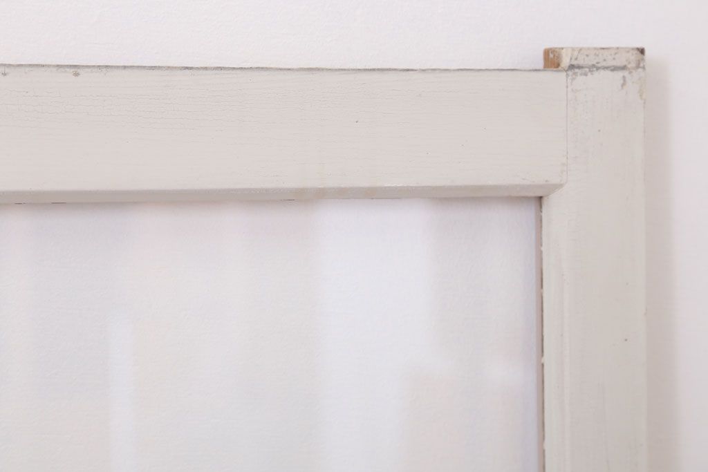 昭和レトロなアンティークガラス戸2枚セット(引き戸・窓)