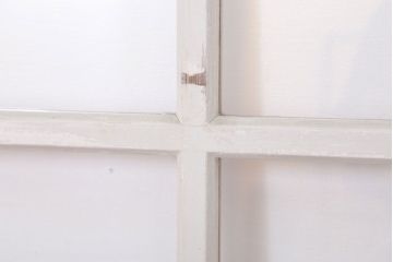 昭和レトロなアンティークガラス戸2枚セット(引き戸・窓)