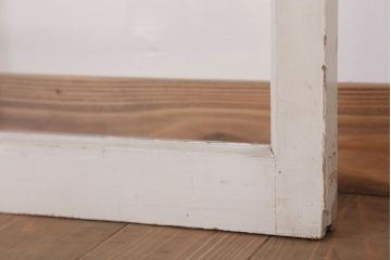 昭和レトロなアンティークガラス戸2枚セット(引き戸・窓)