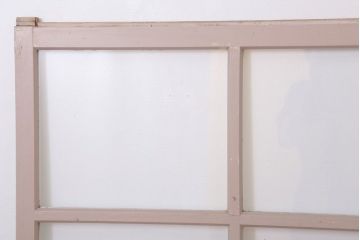 昭和レトロなアンティークガラス戸2枚セット(引き戸・窓)