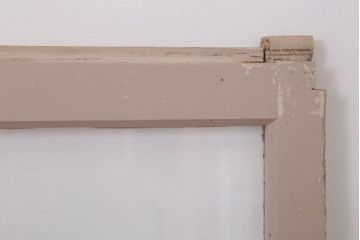 昭和レトロなアンティークガラス戸2枚セット(引き戸・窓)