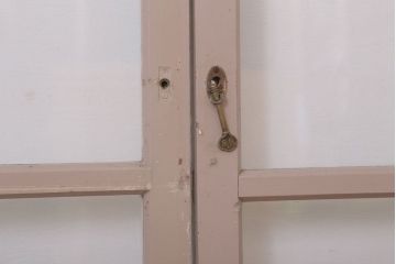 昭和レトロなアンティークガラス戸2枚セット(引き戸・窓)