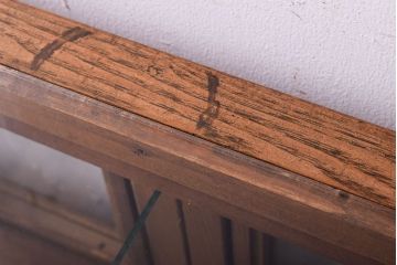 レトロ家具　古い商店の昭和レトロなガラスケース(陳列ケース)