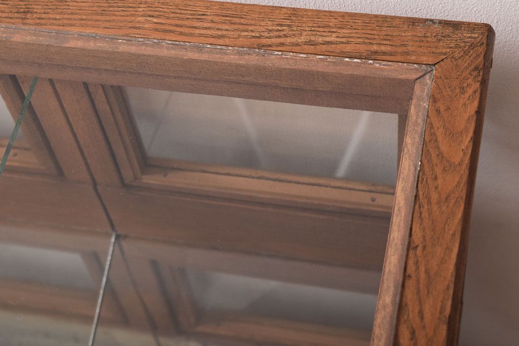 レトロ家具　古い商店の昭和レトロなガラスケース(陳列ケース)