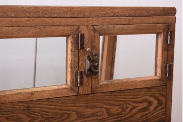 レトロ家具　古い商店の昭和レトロなガラスケース(陳列ケース)