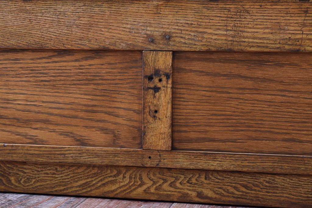 レトロ家具　古い商店の昭和レトロなガラスケース(陳列ケース)