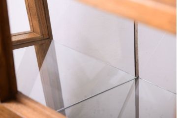 レトロ家具　古い商店の昭和レトロなガラスケース(陳列ケース)