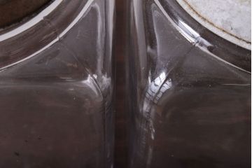 アンティーク雑貨　古い駄菓子屋のガラス瓶(ビン)2個セット