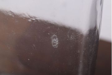 アンティーク雑貨　古い駄菓子屋のガラス瓶(ビン)2個セット