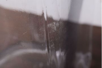 アンティーク雑貨　古い駄菓子屋のガラス瓶(ビン)2個セット