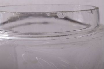 アンティーク雑貨　古い駄菓子屋のガラス瓶(ビン)2個セット