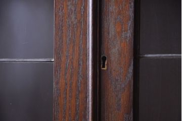 アンティーク雑貨　イギリスアンティーク　上質なオーク材製のビューローブックケース(2)