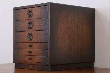 アンティーク家具　希少な和製アンティークのレコードケース