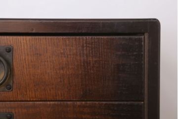 アンティーク家具　希少な和製アンティークのレコードケース