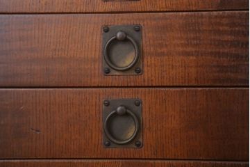 アンティーク家具　希少な和製アンティークのレコードケース