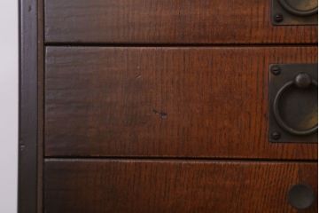 アンティーク家具　希少な和製アンティークのレコードケース