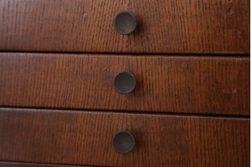 アンティーク家具　希少な和製アンティークのレコードケース