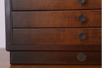 アンティーク家具　希少な和製アンティークのレコードケース