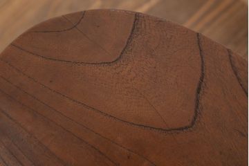 アンティーク雑貨　和製アンティーク　欅材製肘掛け(脇息)