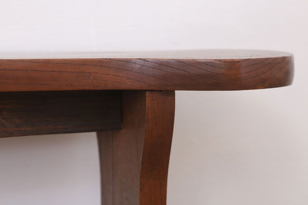 アンティーク雑貨　和製アンティーク　欅材製肘掛け(脇息)