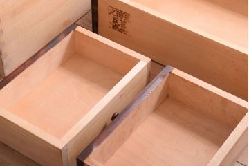 中古　北海道民芸家具　ビューロー(ライティングビューロー)(2)