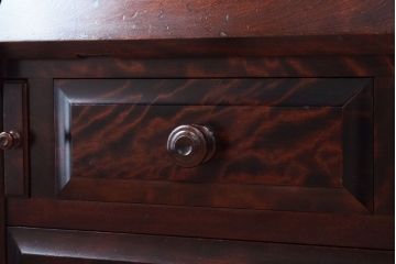中古　北海道民芸家具　ビューロー(ライティングビューロー)(2)