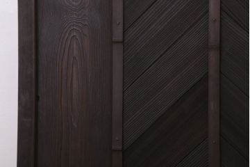 色ガラス・ダイヤガラス入り!古いドア(1)