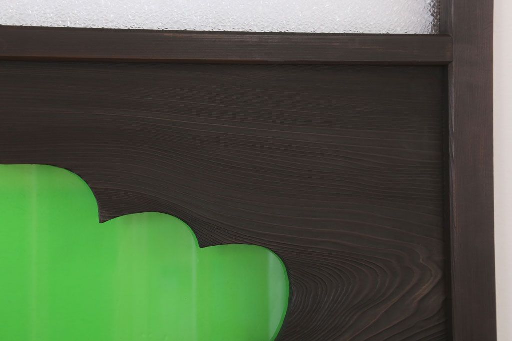 色ガラス・ダイヤガラス入り!古いドア(1)