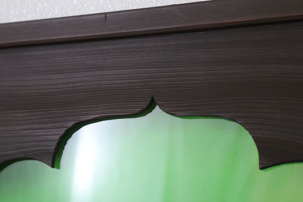 色ガラス・ダイヤガラス入り!古いドア(1)