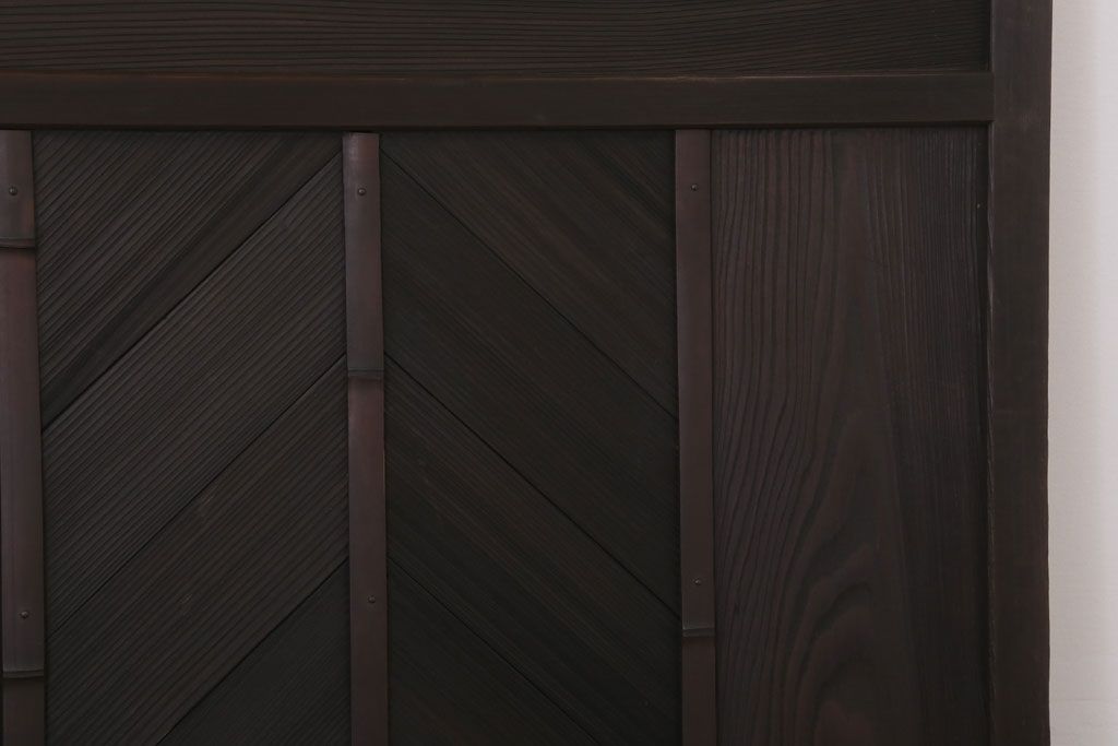 色ガラス・ダイヤガラス入り!古いドア(1)