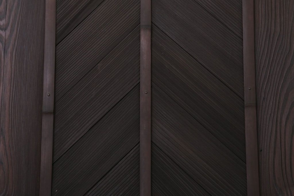 色ガラス・ダイヤガラス入り!古いドア(1)