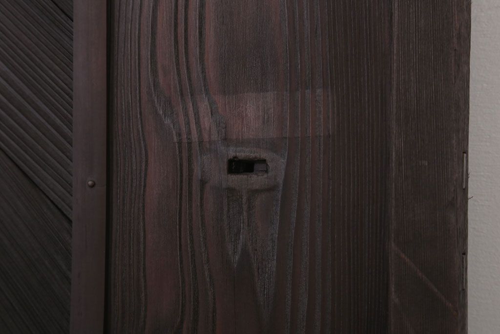 色ガラス・ダイヤガラス入り!古いドア(1)