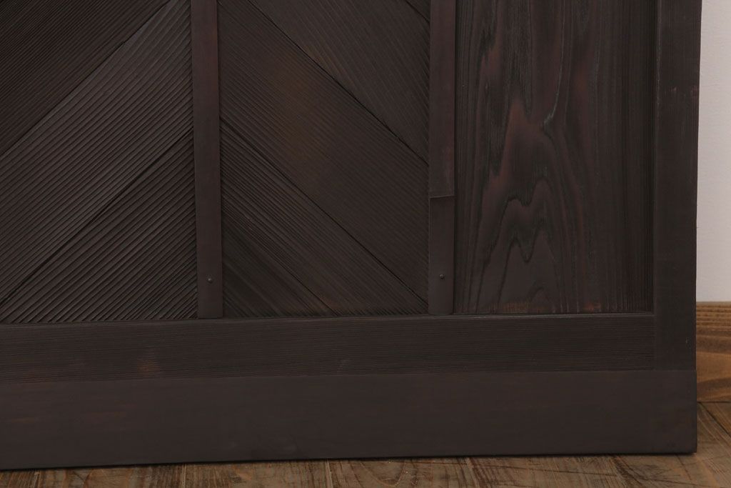 色ガラス・ダイヤガラス入り!古いドア(1)