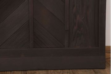 色ガラス・ダイヤガラス入り!古いドア(1)