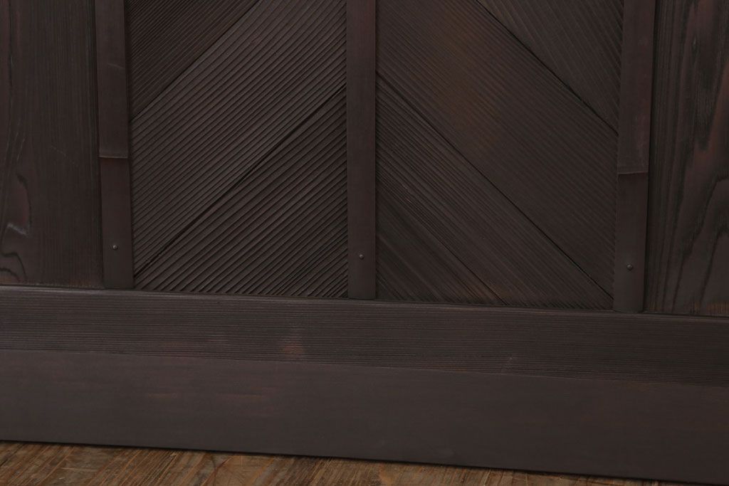 色ガラス・ダイヤガラス入り!古いドア(1)