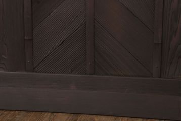 色ガラス・ダイヤガラス入り!古いドア(1)