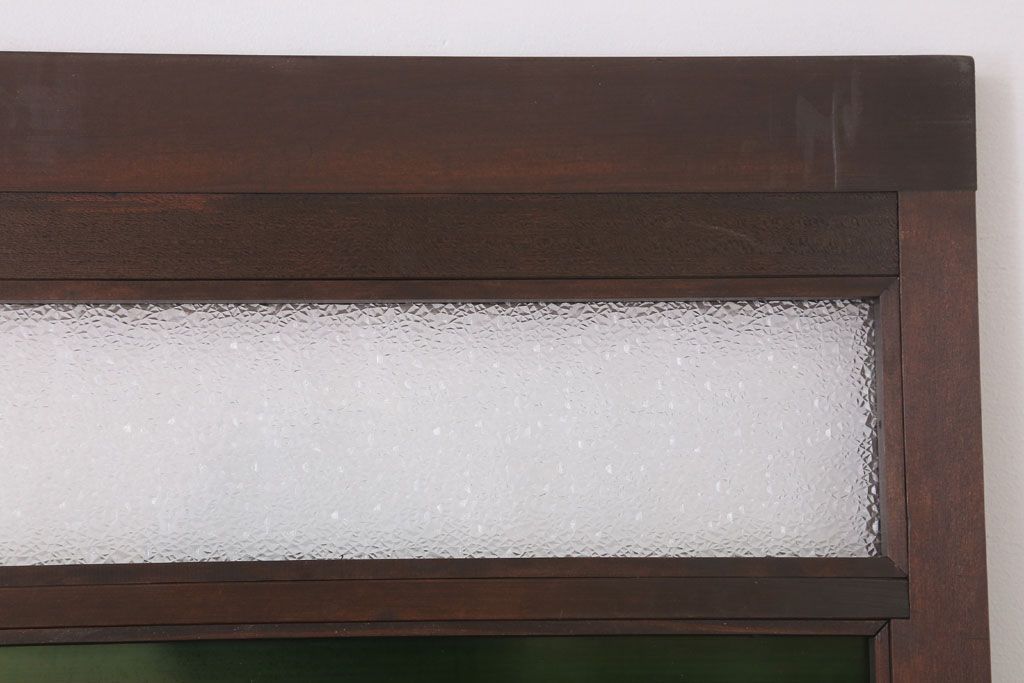 色ガラス・ダイヤガラス入り!古いドア(1)