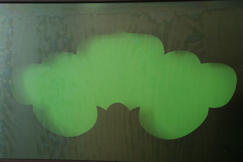 色ガラス・ダイヤガラス入り!古いドア(1)