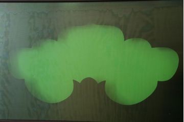 色ガラス・ダイヤガラス入り!古いドア(1)