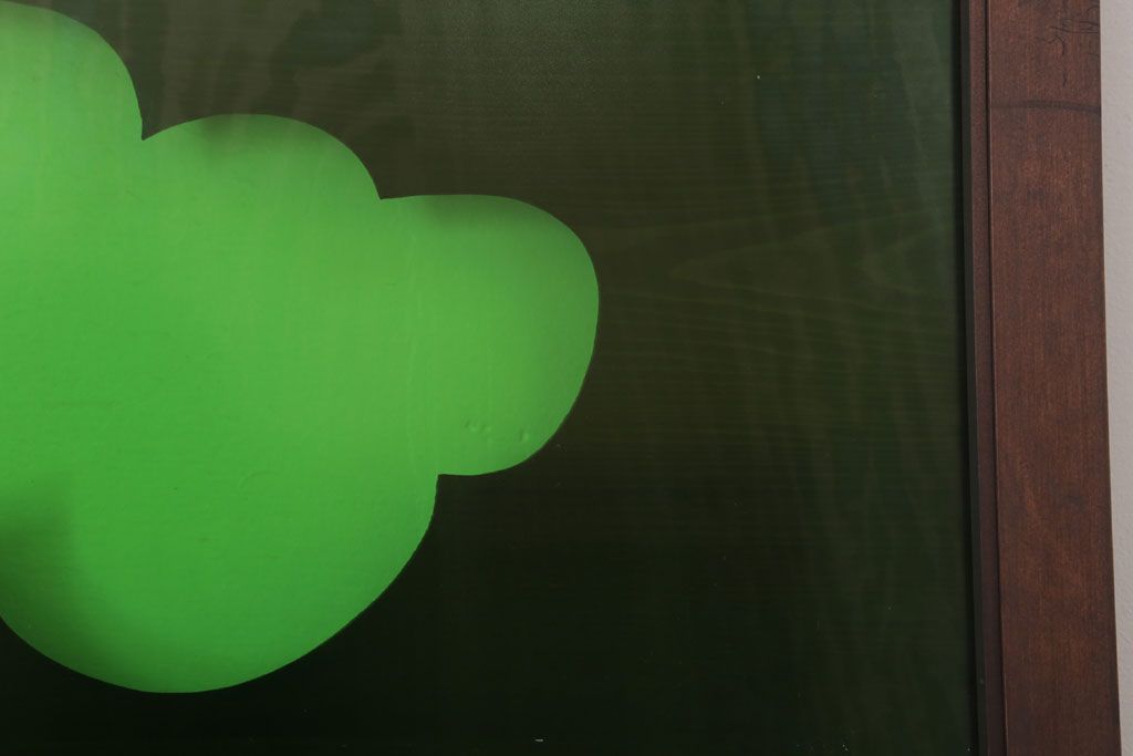 色ガラス・ダイヤガラス入り!古いドア(1)