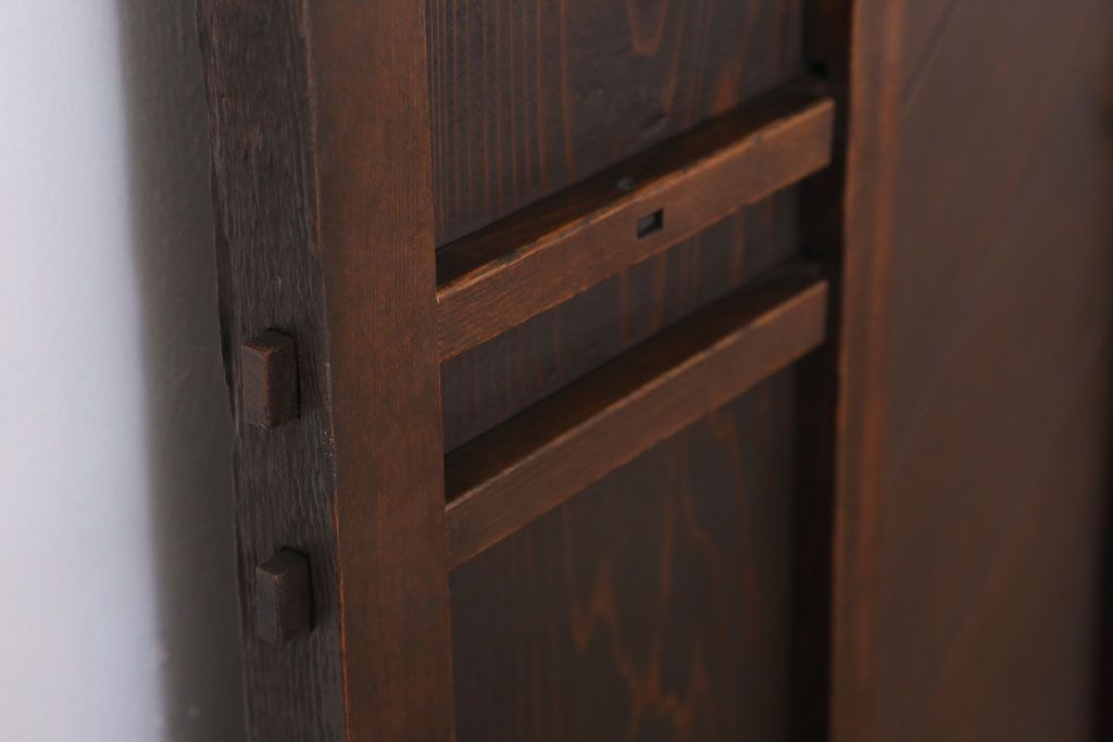 色ガラス・ダイヤガラス入り!古いドア(1)