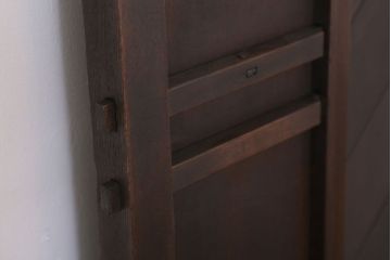 色ガラス・ダイヤガラス入り!古いドア(2)